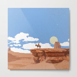 OUT WEST Metal Print