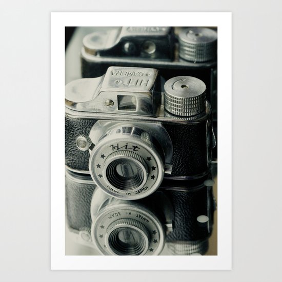 Hit Vintage camera Art Print