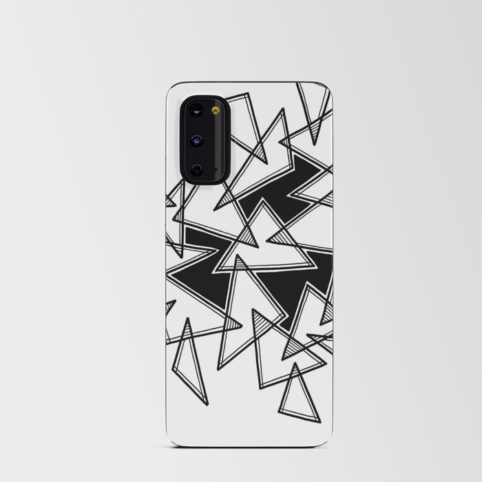 Triangles and Negative Space Android Card Case