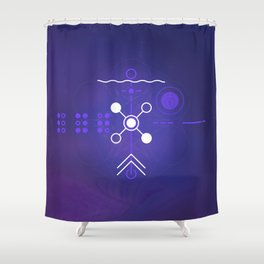 Roulette Album Artwork Shower Curtain