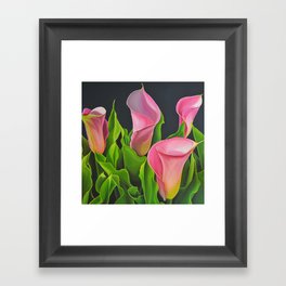 Dancing Lilies Framed Art Print