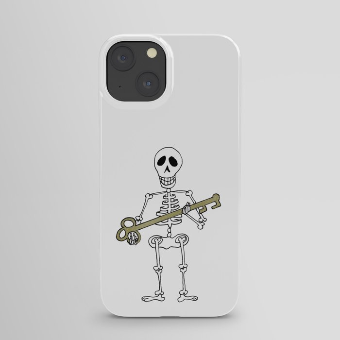 Skeleton Lock and Key iPhone Case