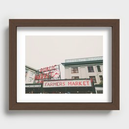 Pikes Place Market | Seattle | Washington Recessed Framed Print