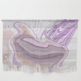 Purples Abstract Wall Hanging