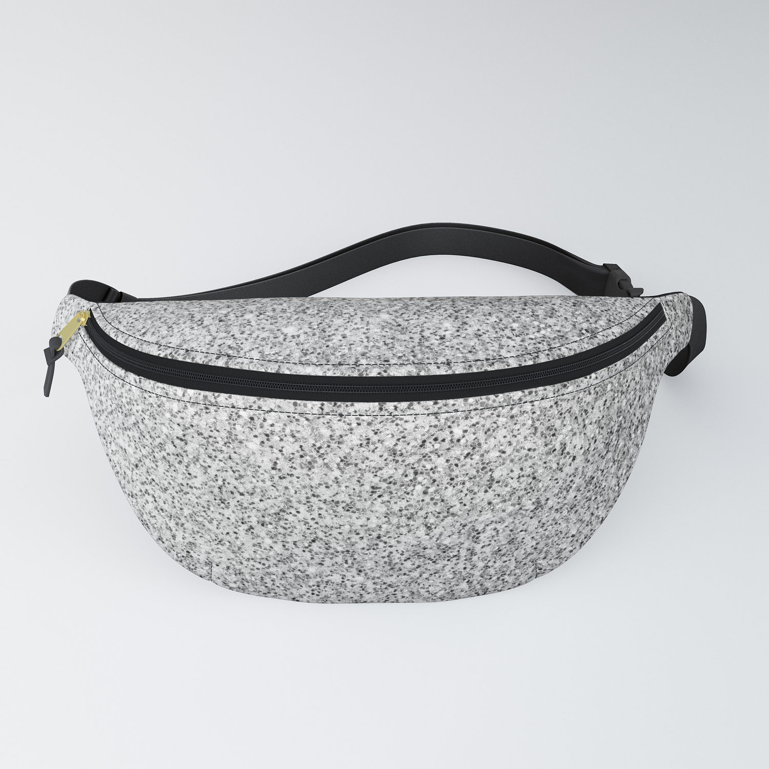 fanny pack silver