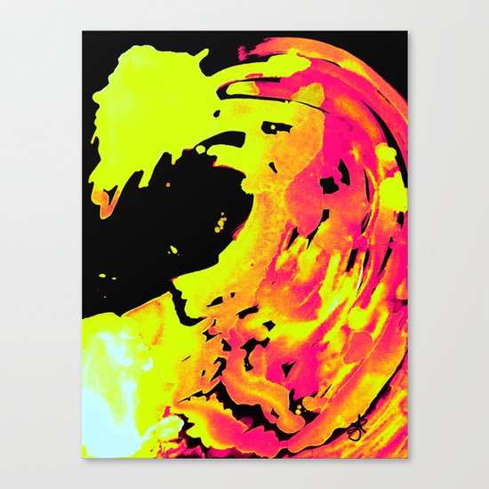 Solar Flare Wave Canvas Print