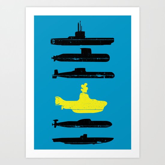 Know Your Submarines V2 Art Print