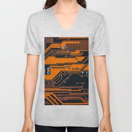 Circuit board V Neck T Shirt