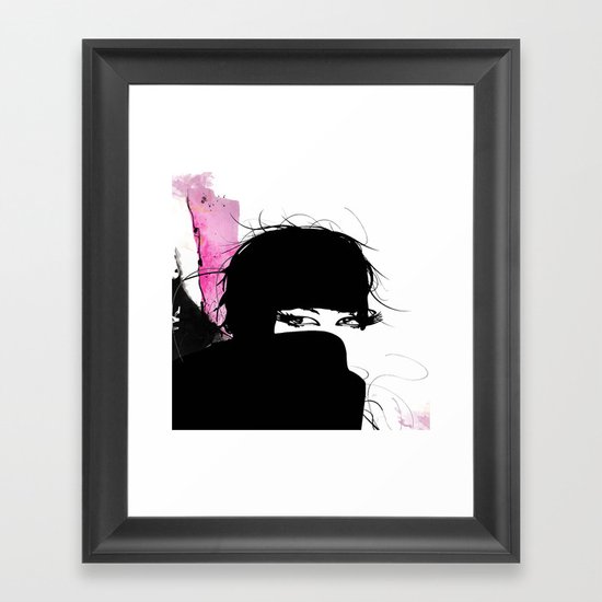 Demure Framed Art Print