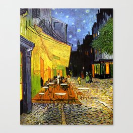 Cafe Terrace at Night, Vincent van Gogh Canvas Print