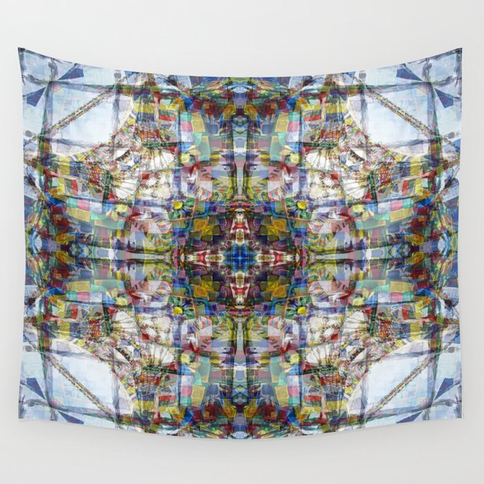 NEPALI PRAYERS CARRIED BY THE WIND FROM FLAGS Wall Tapestry