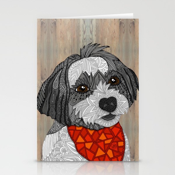Max the Havanese Stationery Cards