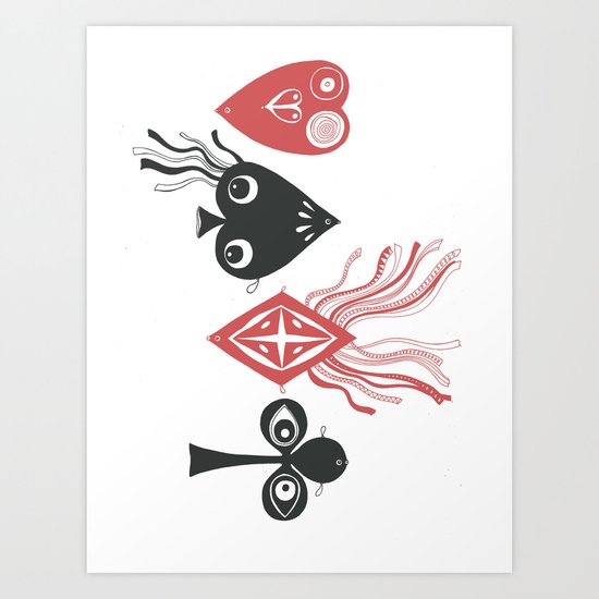 The Gambling Pool Art Print