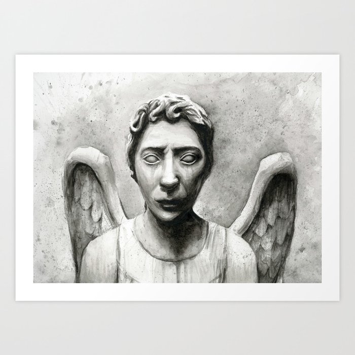 Weeping Angel Art Print