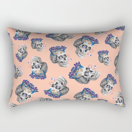 Skull Spider Rectangular Pillow