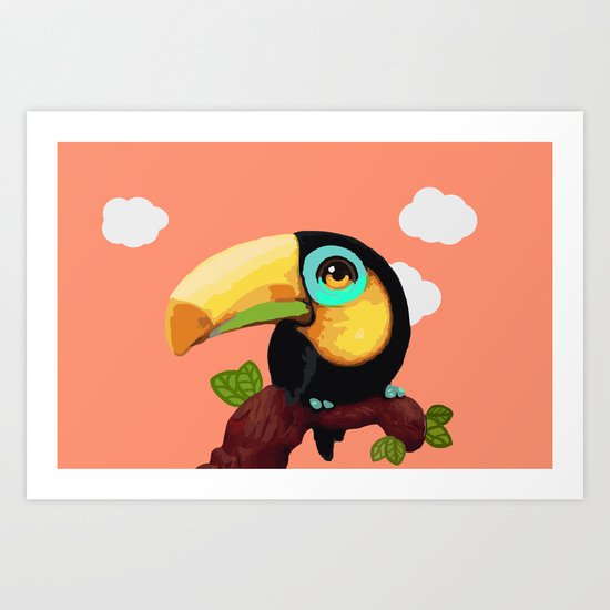 Pequeño Tucán Art Print