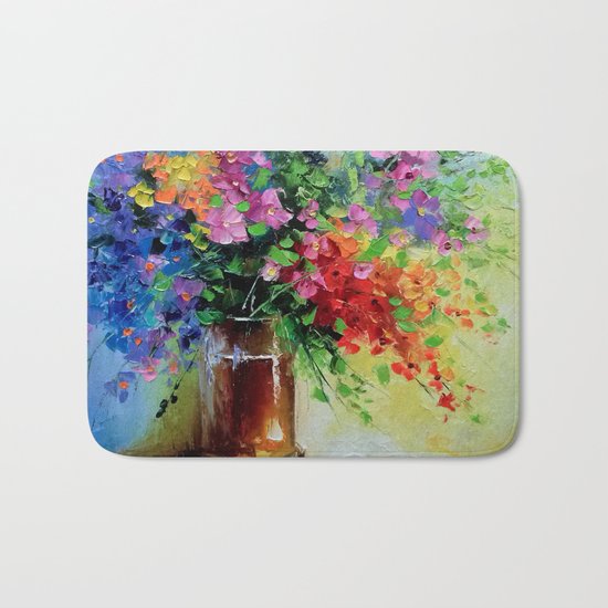 Wildflowers Bath Mat