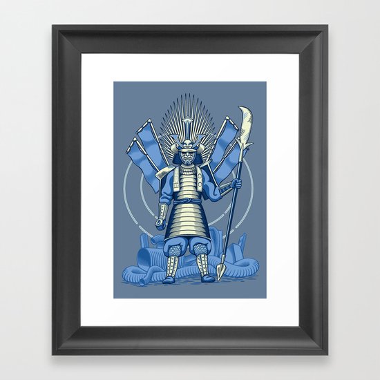 Samurai Nightmare Framed Art Print