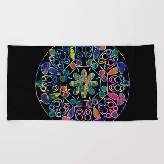 Mandala Beach Towel