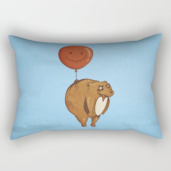Float On, Bear, Float On Rectangular Pillow