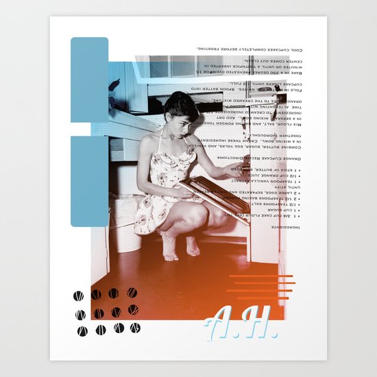 A.H. Collage Art Print