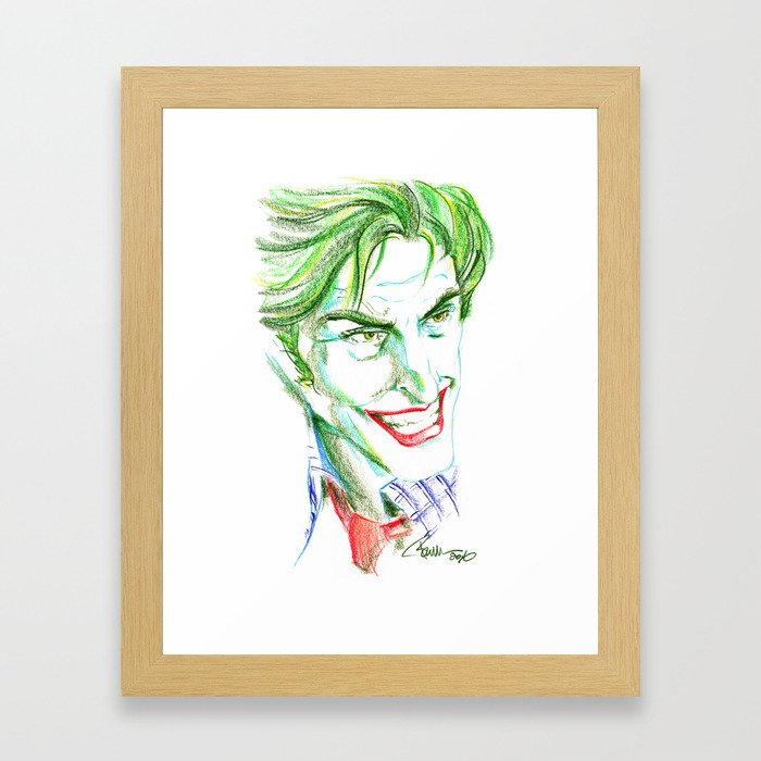 Joker Framed Art Print