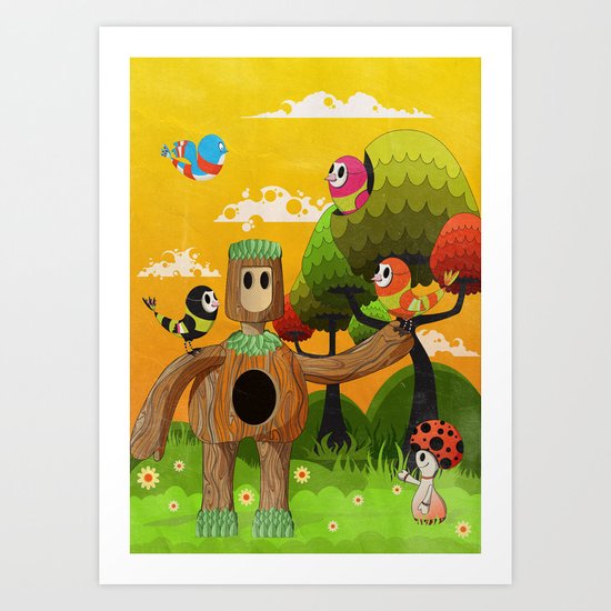 Treeborn Art Print
