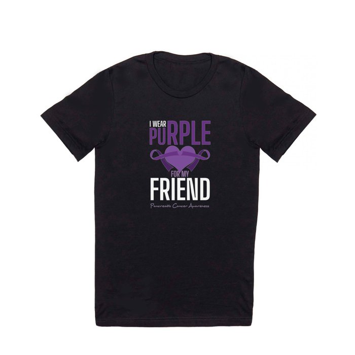 Purple For Friend November Pancreatic Cancer T Shirt