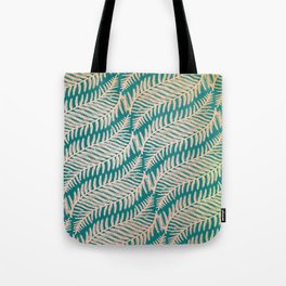 Summer Fern Pattern Tote Bag