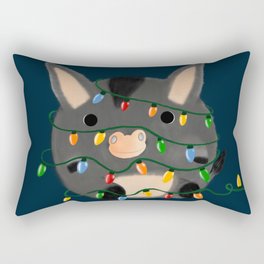Holidays Donkey Borb Rectangular Pillow