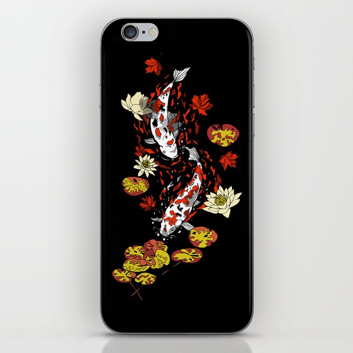 FALLING FISHES iPhone Skin