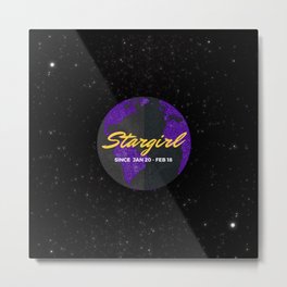 Stargirl Metal Print | Space, World, Popart, Earth, Aquarius, Astrology, Digital, Cosmic, Star, Stargirl 