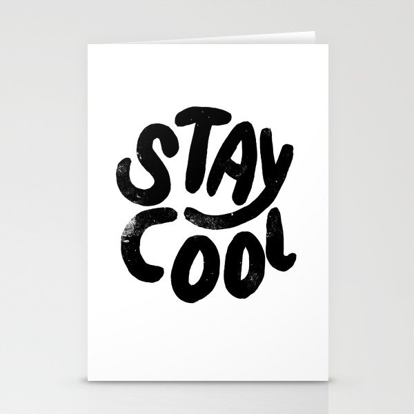 Stay Cool Vintage B&W Stationery Cards