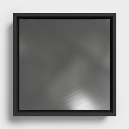 Silver Grey Framed Canvas