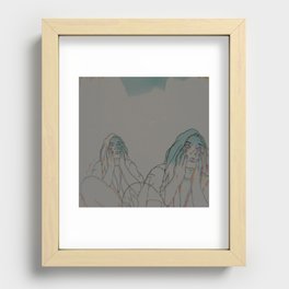 Stress by Leo Recessed Framed Print