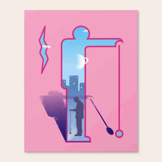 Dimension ~ Sign / Yo-yo Canvas Print