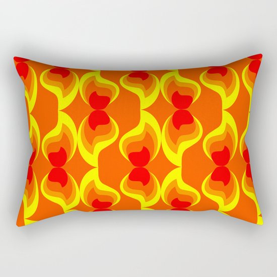 Flames Rectangular Pillow
