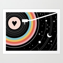 Music is Better with You Art Print