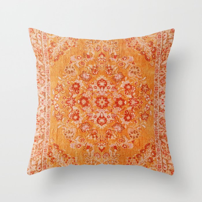 teal round cushion
