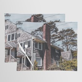 Home by the Sea | Coastal Architecture | Travel Photography Placemat