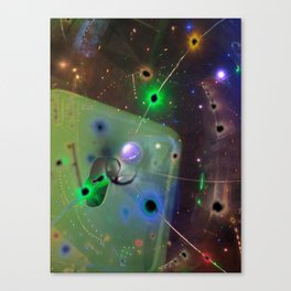 Sci-Fi Outer Space Design Canvas Print