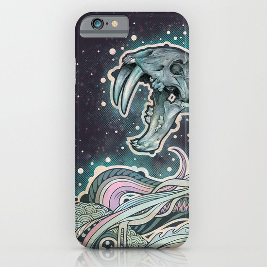 Saber-toothed Serpent in Space. iPhone & iPod Case