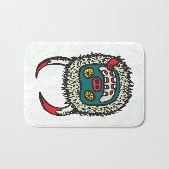 Traditional Croatian carnival mask from the region around Rijeka Bath Mat