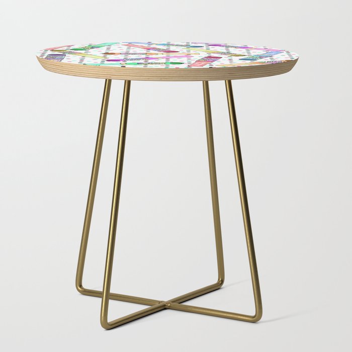 Retro 80's 90's Neon Colorful Push Candy Pop Side Table