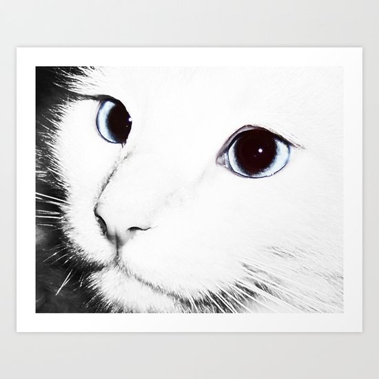 Blue Eyed Boy Art Print