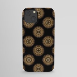 Rusty tones Mandala iPhone Case