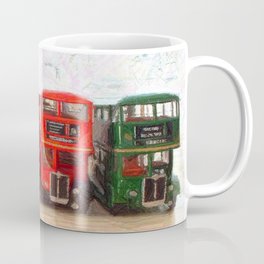 Buses - they all come together ! Coffee Mug