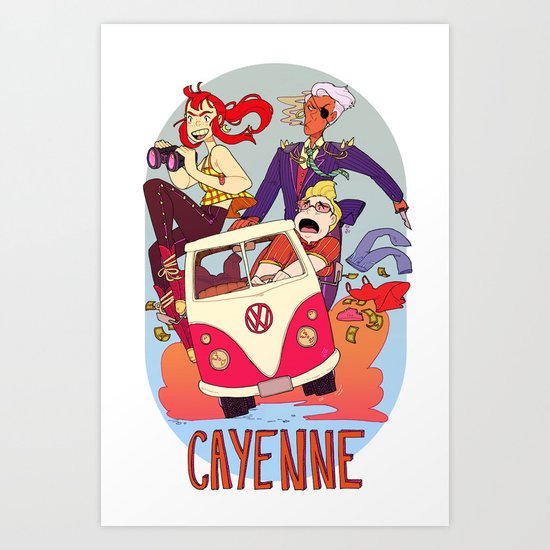 Cayenne Art Print