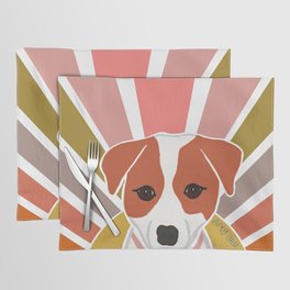 Jack Russell Terrier Sun Rays -  Placemat
