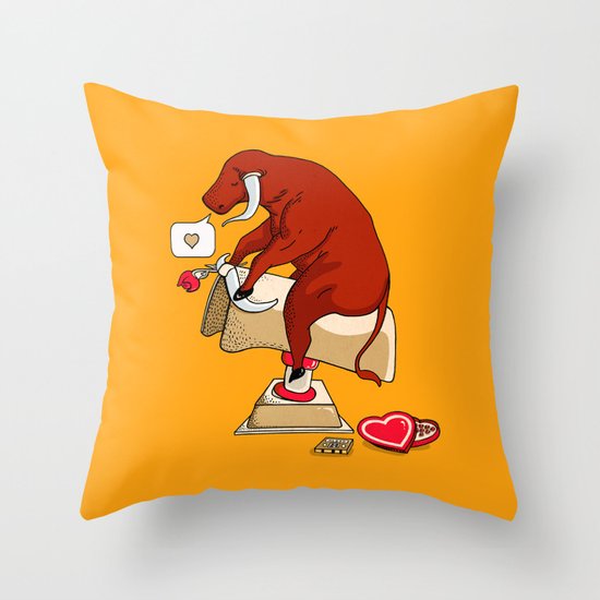 I Made You a Mix Tape Throw Pillow